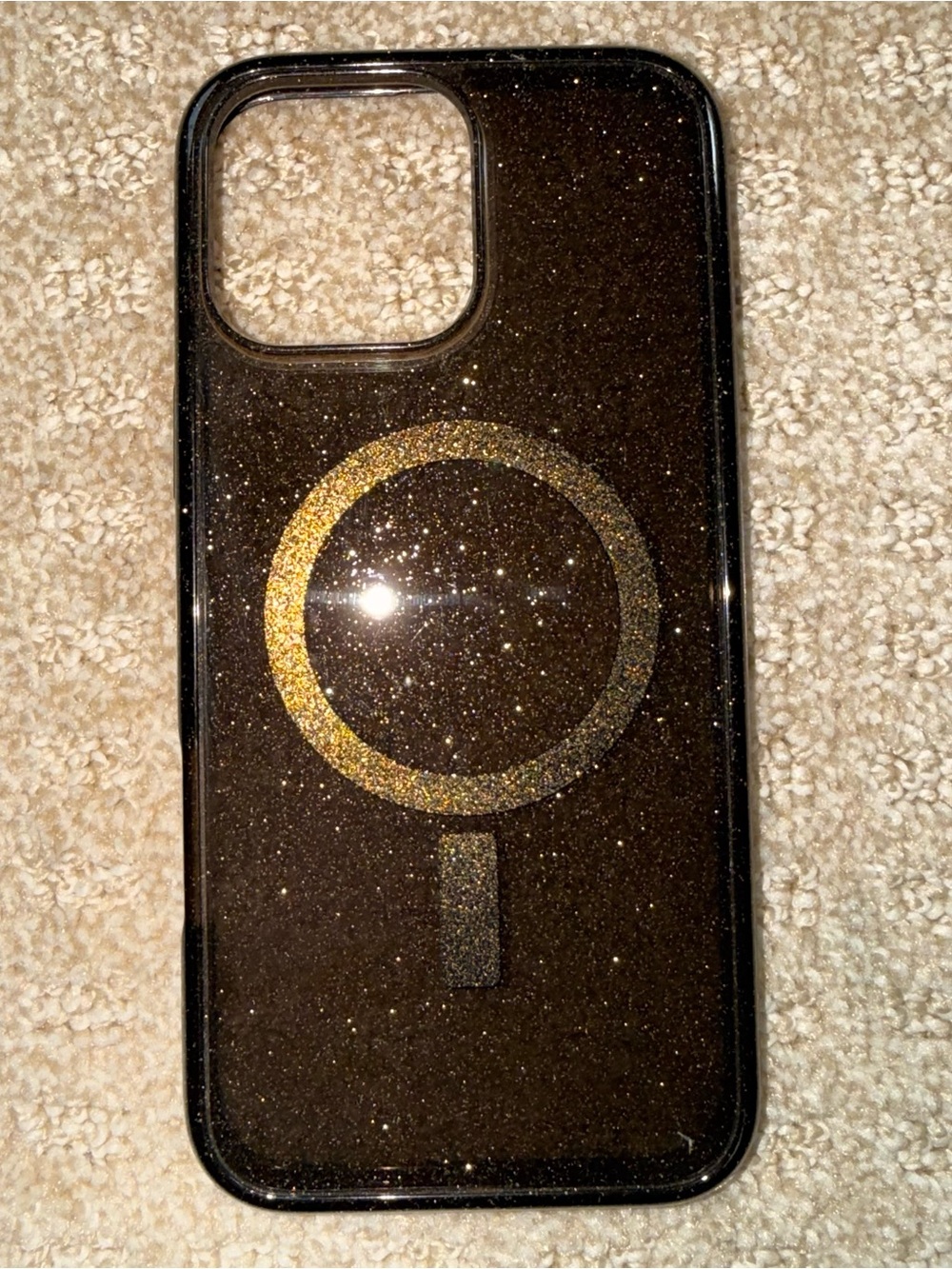 Otterbox Black Glitter MagSafe iPhone 16 Pro Max Case